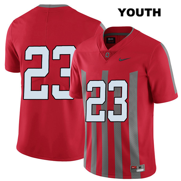 Ohio State Buckeyes Youth De'Shawn White #23 Red Authentic Nike Elite No Name College NCAA Stitched Football Jersey UO19B72WU
